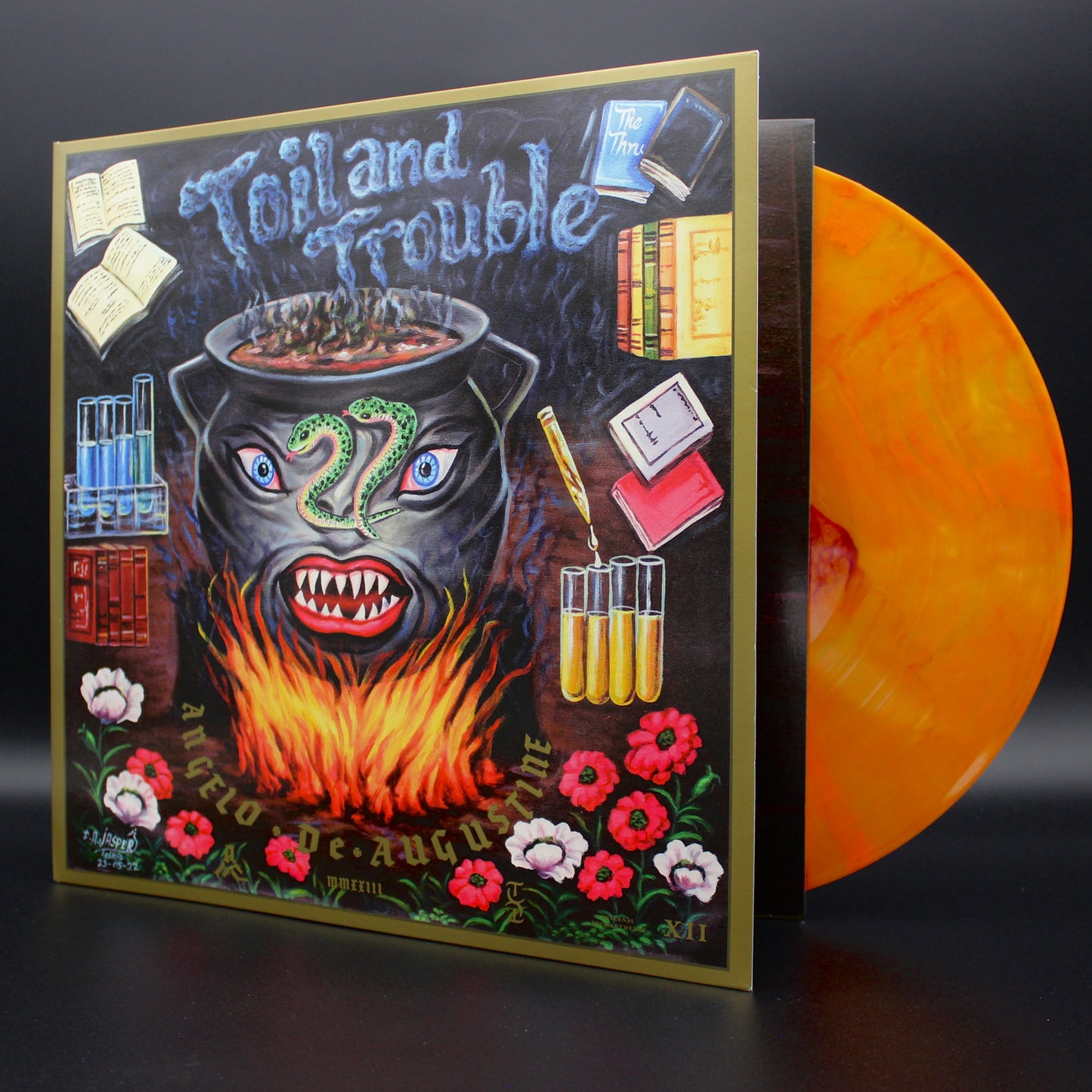 Angelo De Augustine - Toil and Trouble (Cauldron Fire) LP