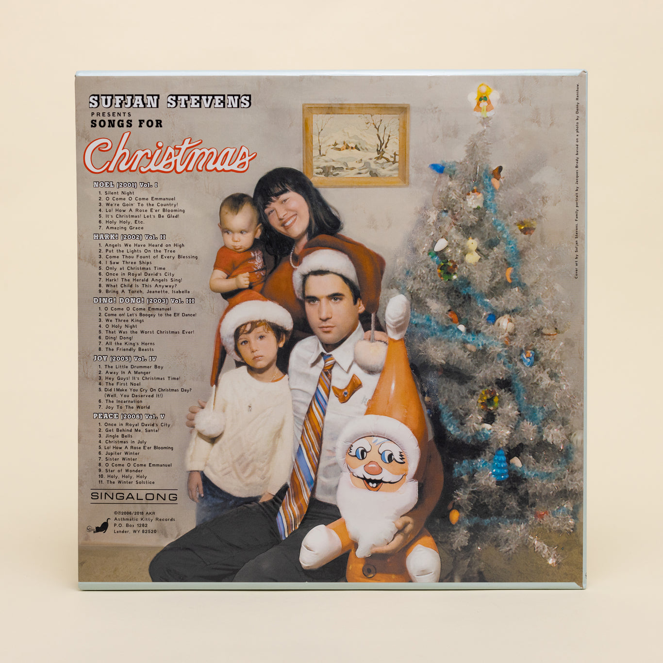【新品未開封】Sufjan Stevens Christmas 5LP Sufjan Stevens - Songs For Christmas LP – Asthmatic Kitty