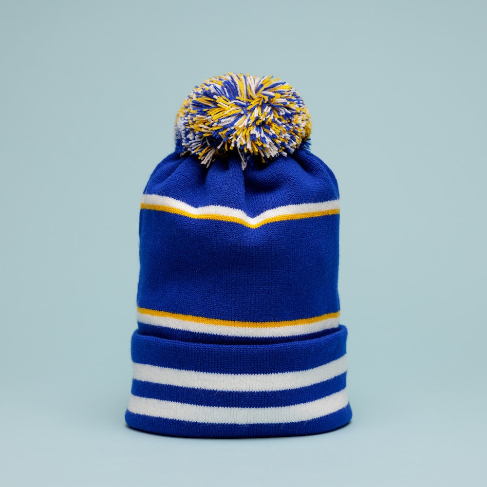 Sufjan Stevens - Worst Christmas Ever "I Am Santa's Helper" Beanie (Blue and White)