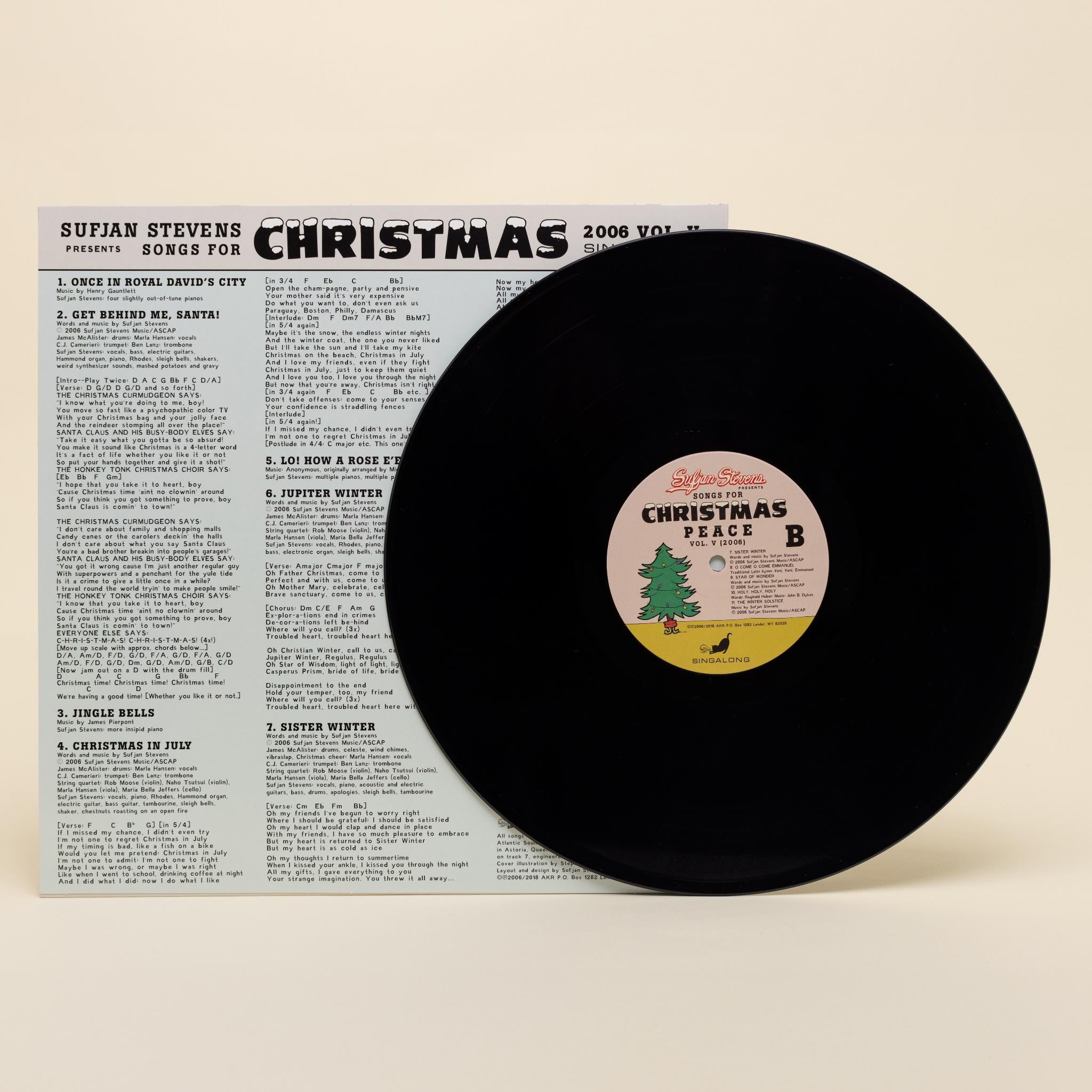 Sufjan Stevens - Songs for Christmas, Volume 5: Peace – Asthmatic