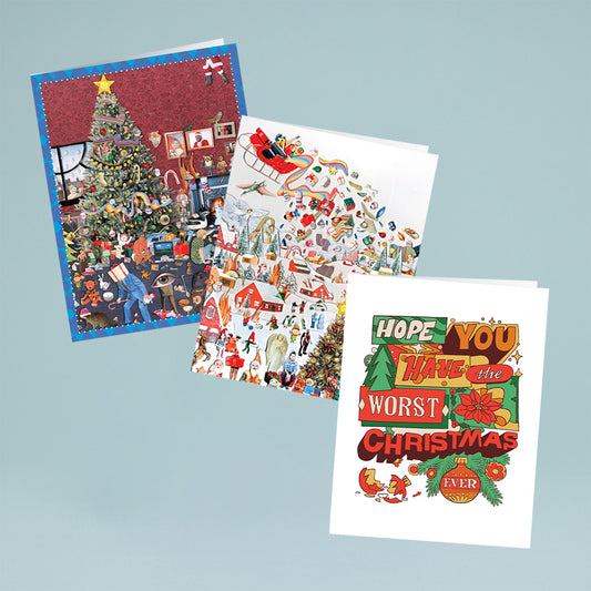 Sufjan Stevens - Worst Christmas Ever! Greeting Cards 3-Pack