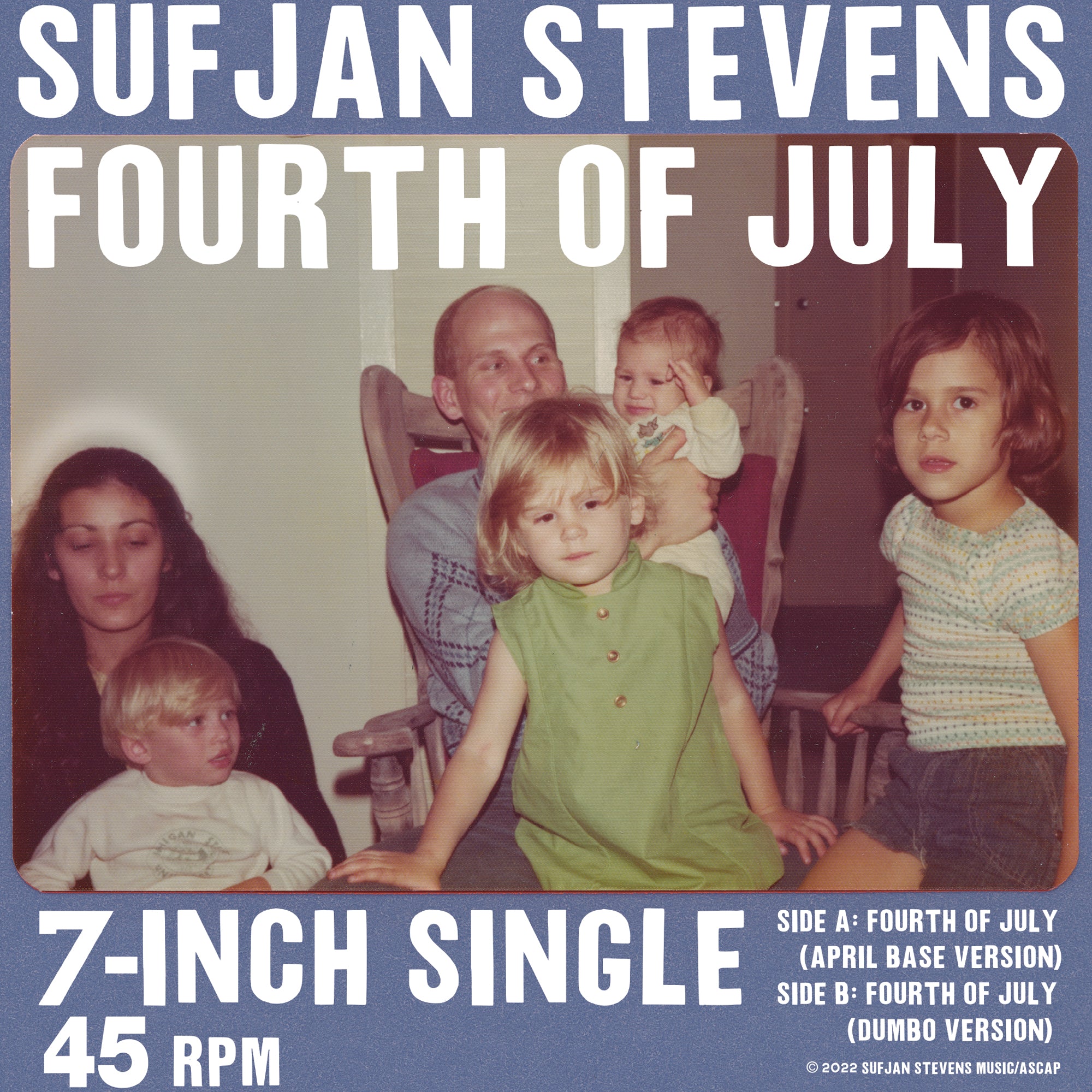 Sufjan Stevens - Fourth of July 7-inch – Asthmatic Kitty Records