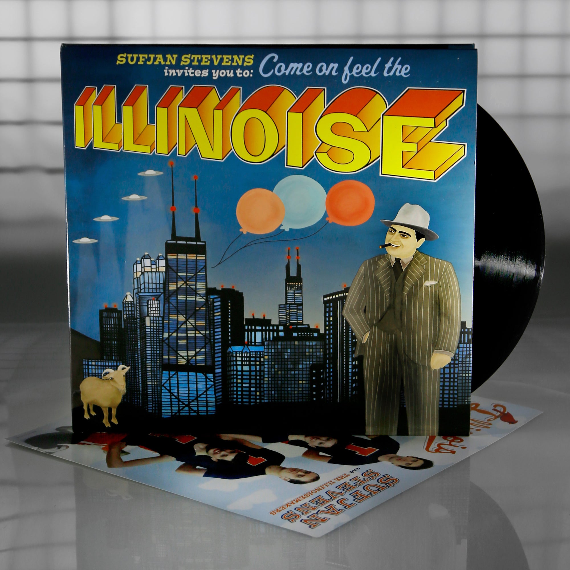 米2LP Sufjan Stevens Illinois AKR014 ASTHMATIC KITTY 未開封 /00660 Sufjan Stevens - Illinois – Asthmatic Kitty Records